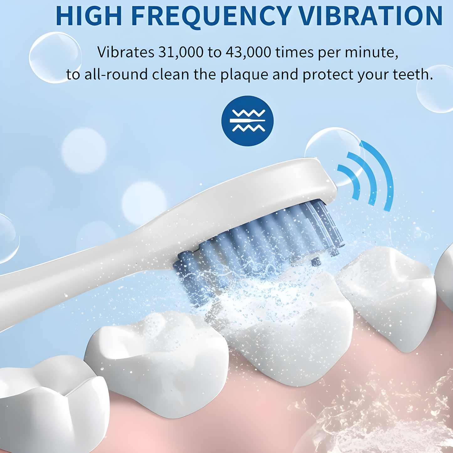 Electric Toothbrush X-3 for Teeth & Gums Care – Soft Bristles, Deep Cleaning, Daily Oral Hygiene