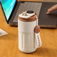 Smart Temperature Display Coffee Mug - 500ml Stainless Steel Hot & Cold Flask
