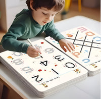 Reusable Tracing Line Practice Book for Kids – Erasable, Reusable Writing Workbook for Early Learning