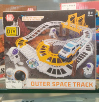 Astronaut Spaceship Track Set - Outer Space Toy Set for Kids