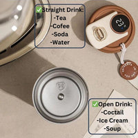 Smart Temperature Display Coffee Mug - 500ml Stainless Steel Hot & Cold Flask