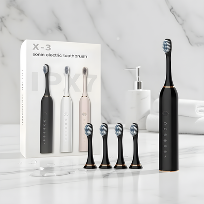 Electric Toothbrush X-3 for Teeth & Gums Care – Soft Bristles, Deep Cleaning, Daily Oral Hygiene